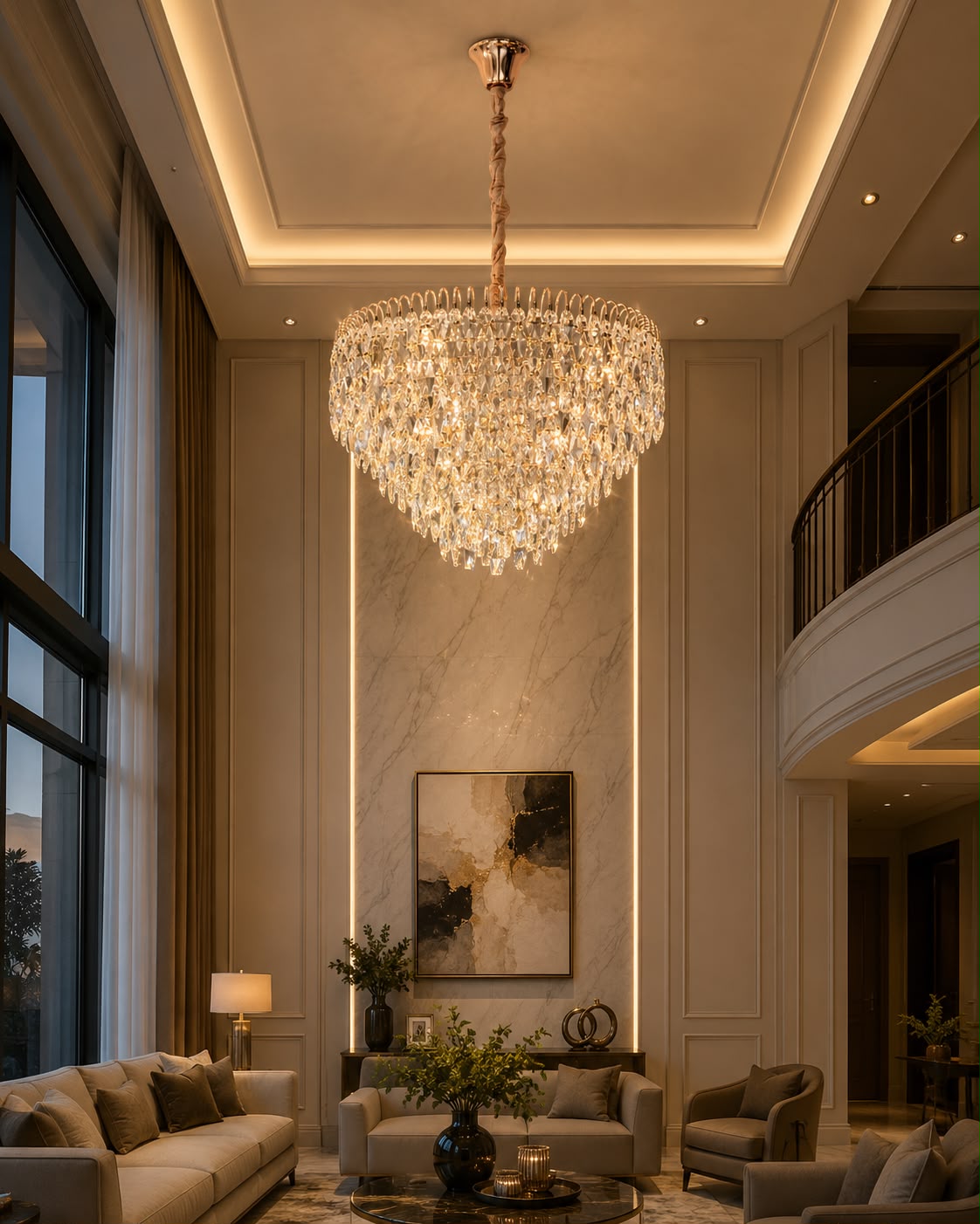 Modern chandelier